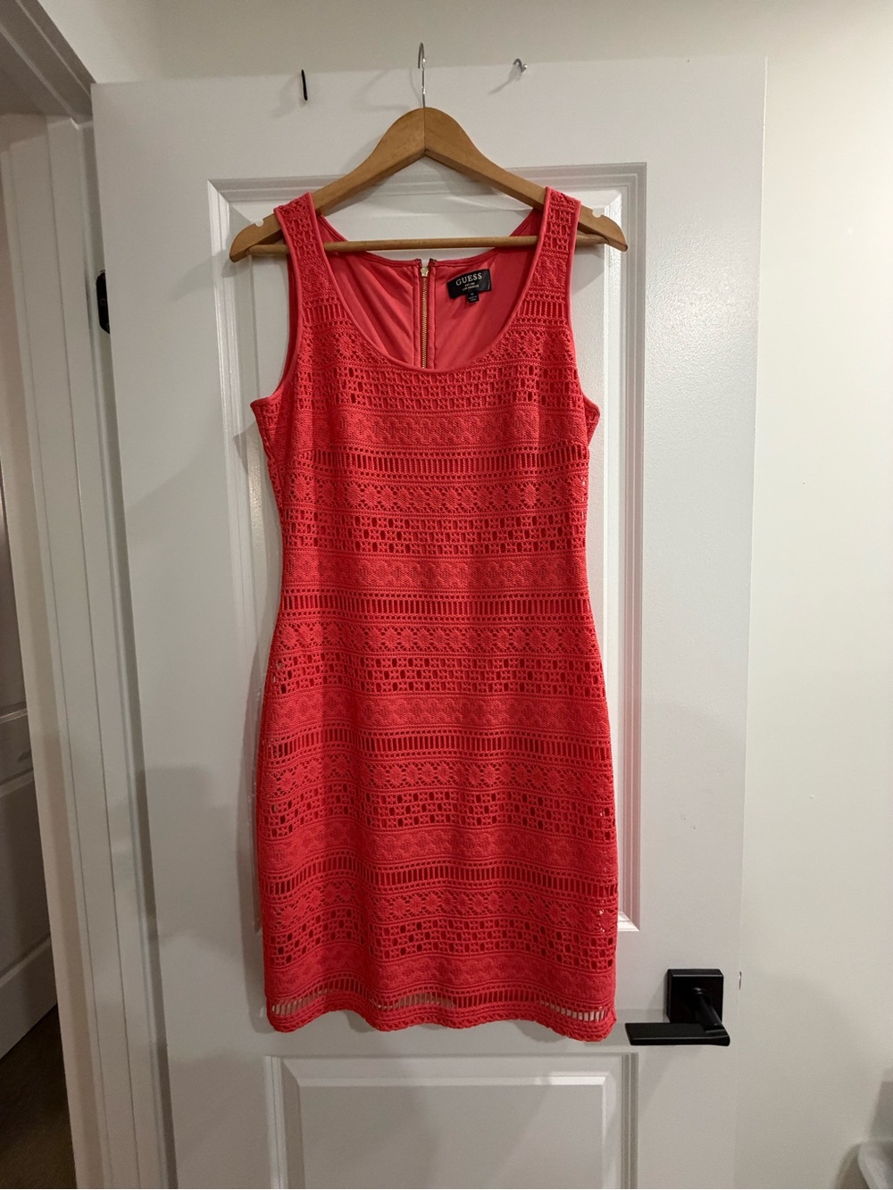 GUESS Coral Crochet Sheath Dress